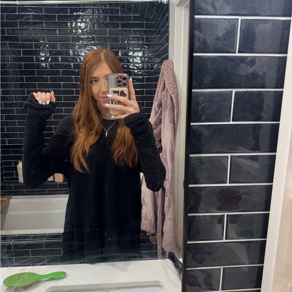 Black Knit Sweater